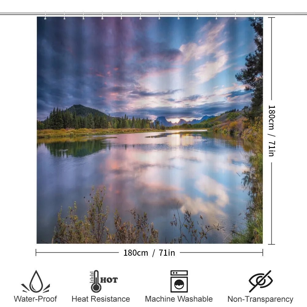 Sunset on Oxbow Bend — Detail 2