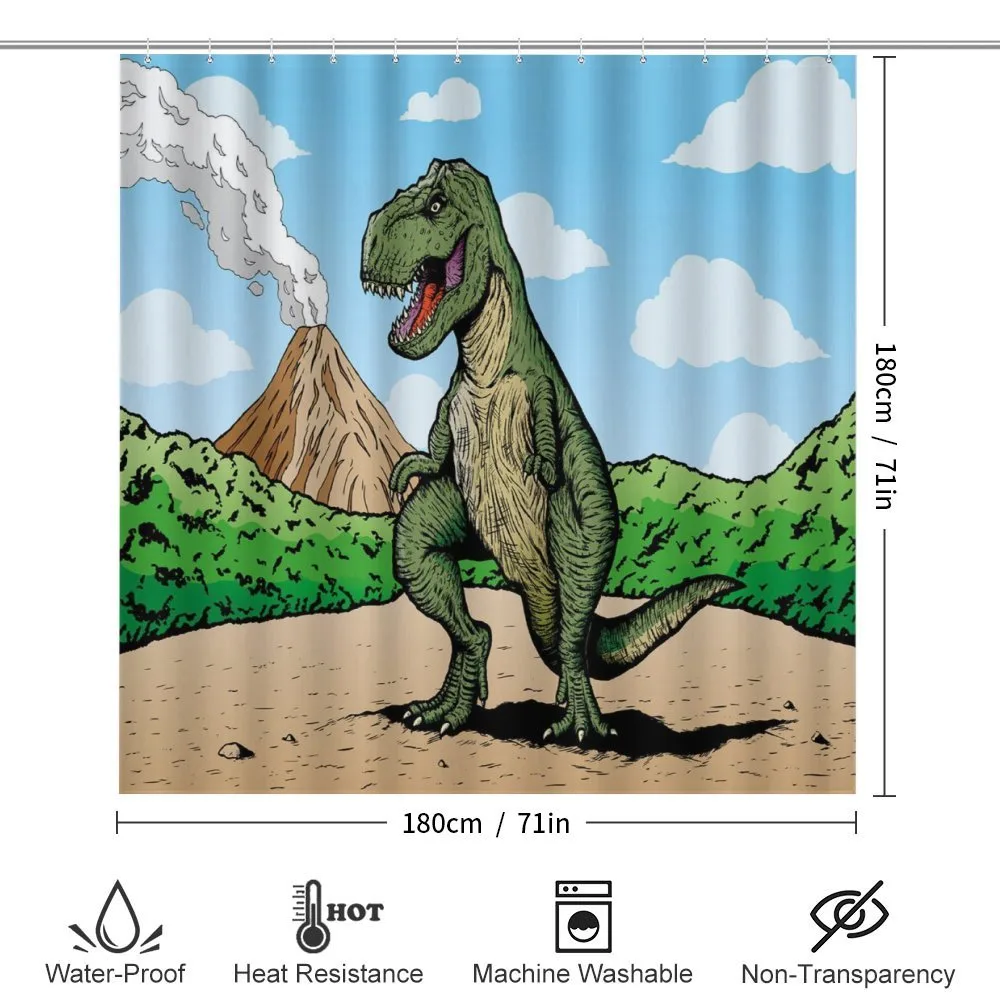 T-Rex Active Volcano — Detail 2