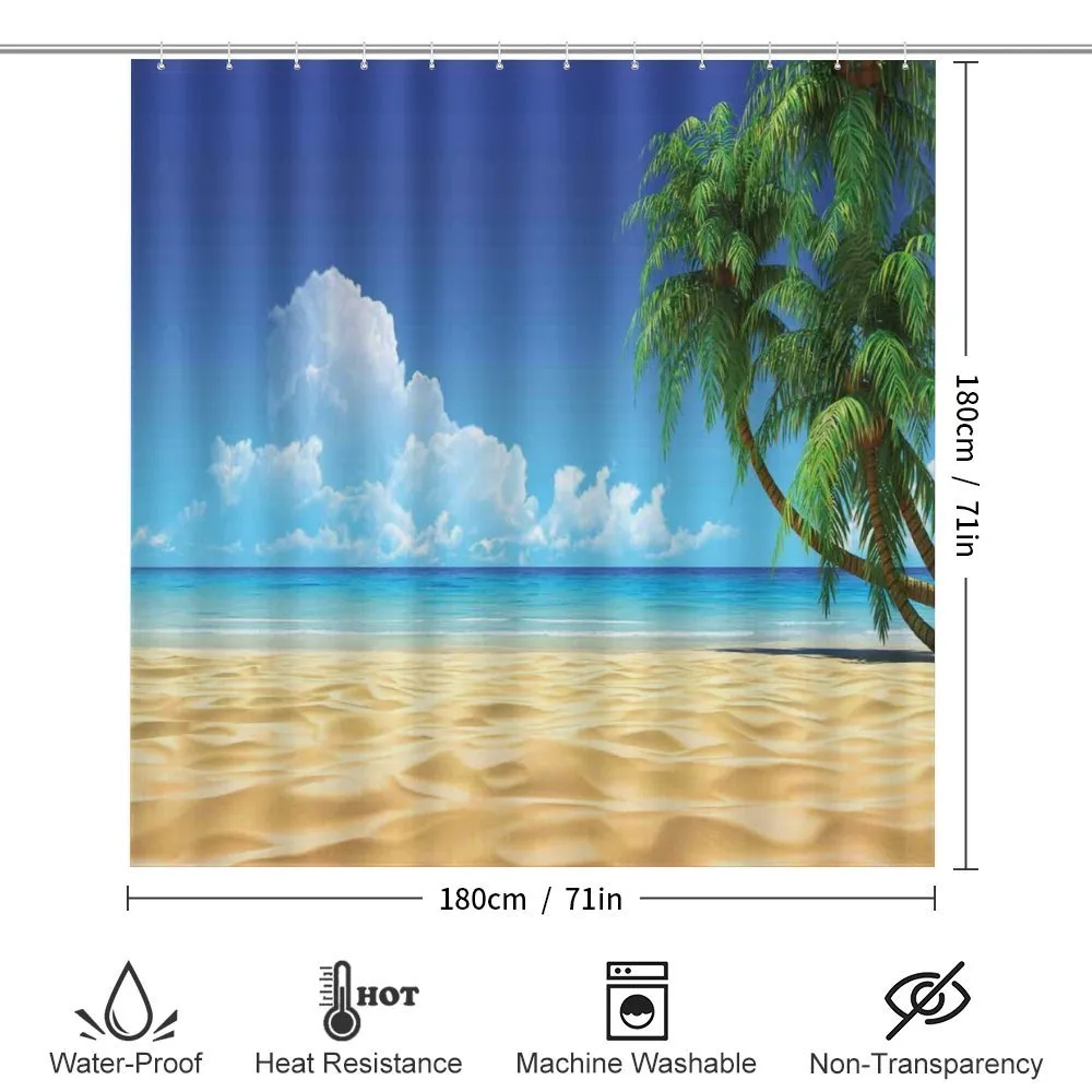 Tropical Leaves Beach — Detail 2