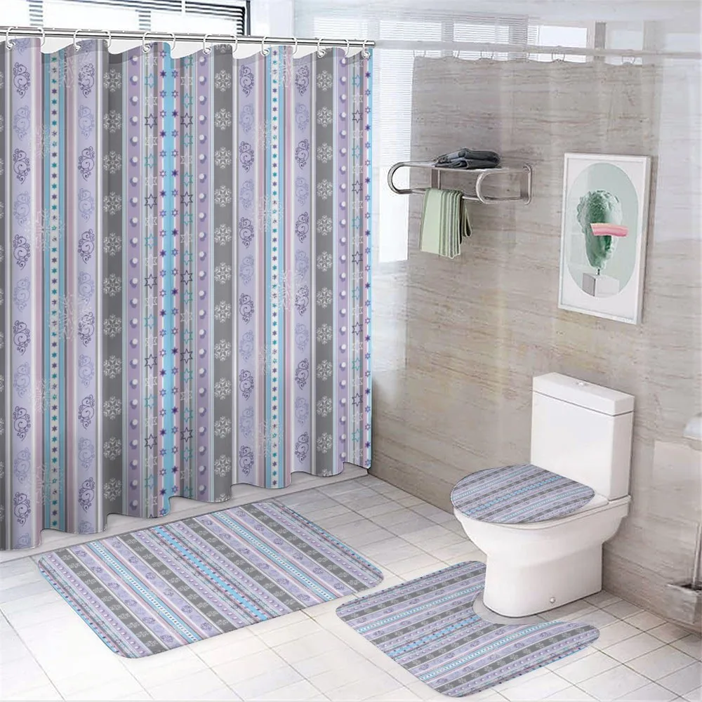 Violet Blue White Border — Your design
