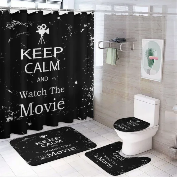 Watch Movie Grunge on a shower curtain