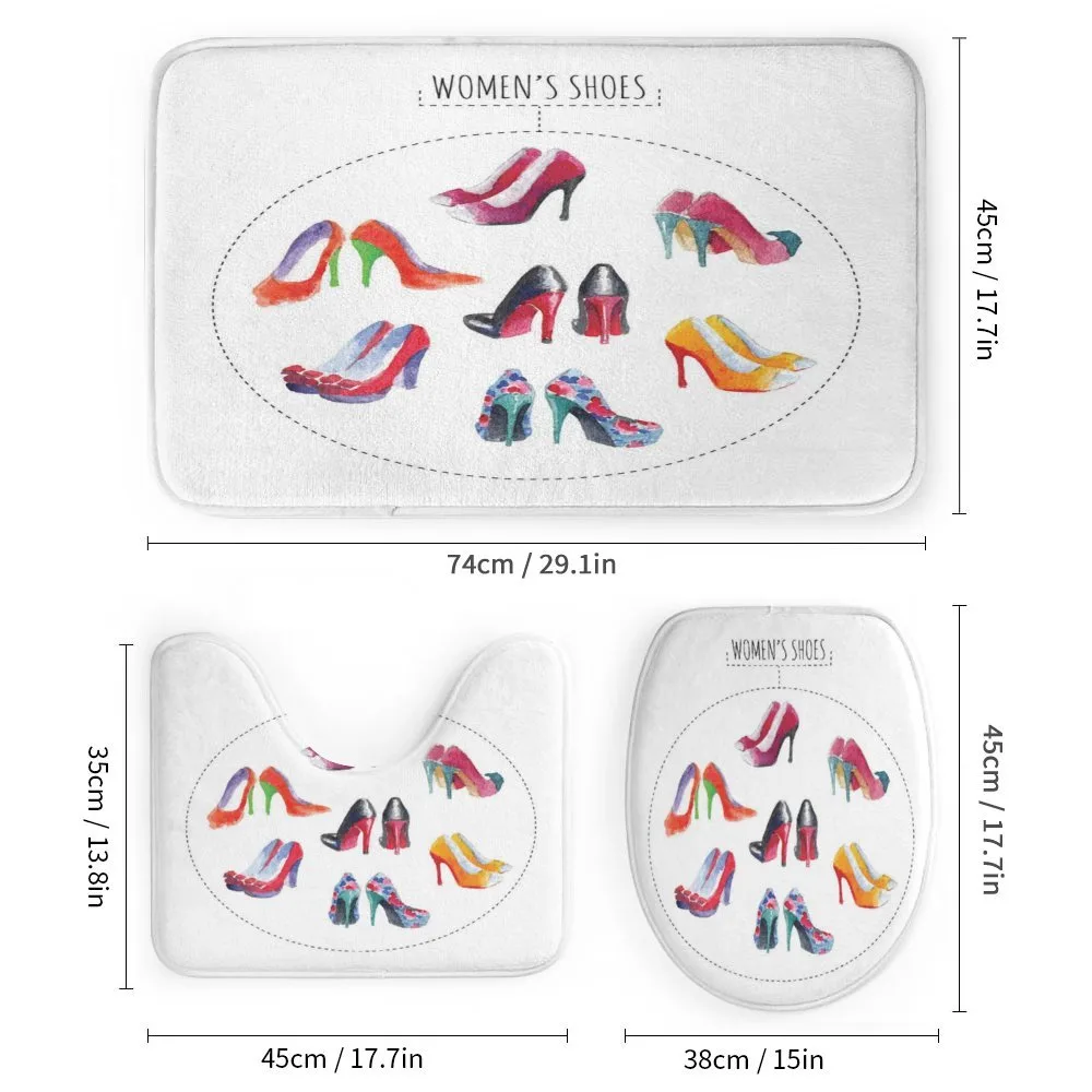 Watercolor Shoe Pairs — Detail 1