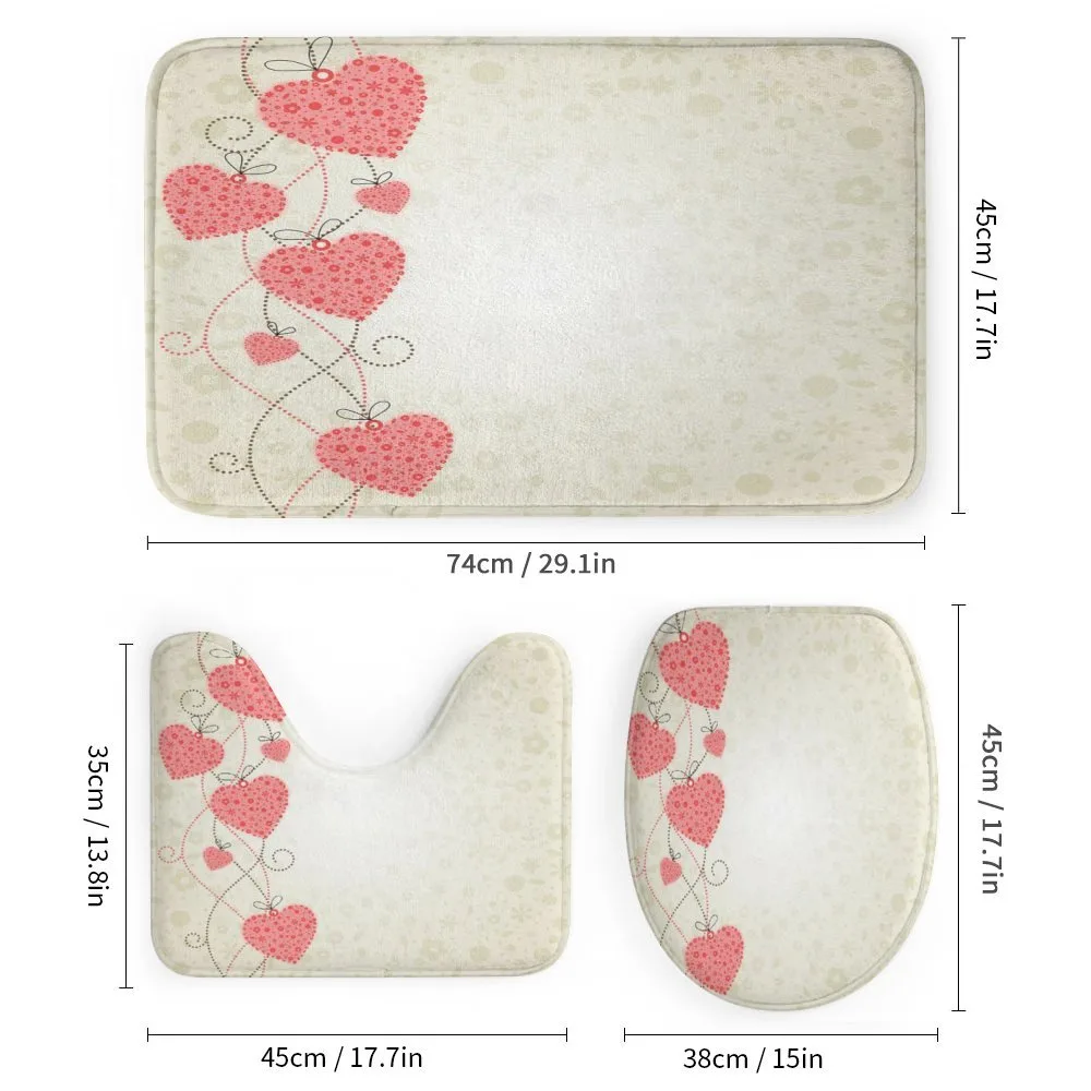 Abstract Motif Hearts — Detail 1