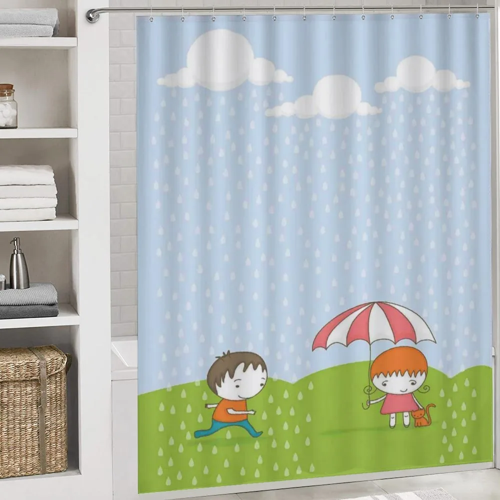 Boy and Girl in the Rain — Detail 4
