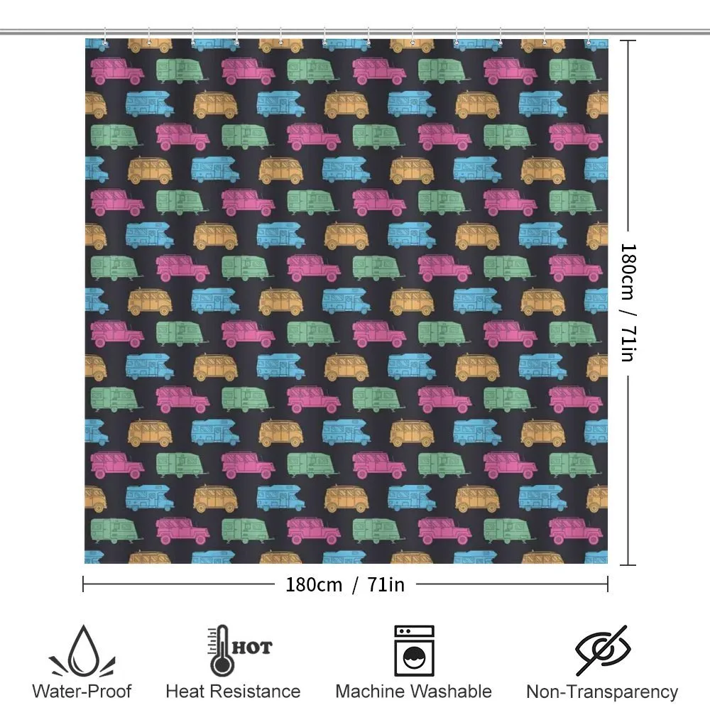 Camper Traveler Truck Pattern — Detail 2