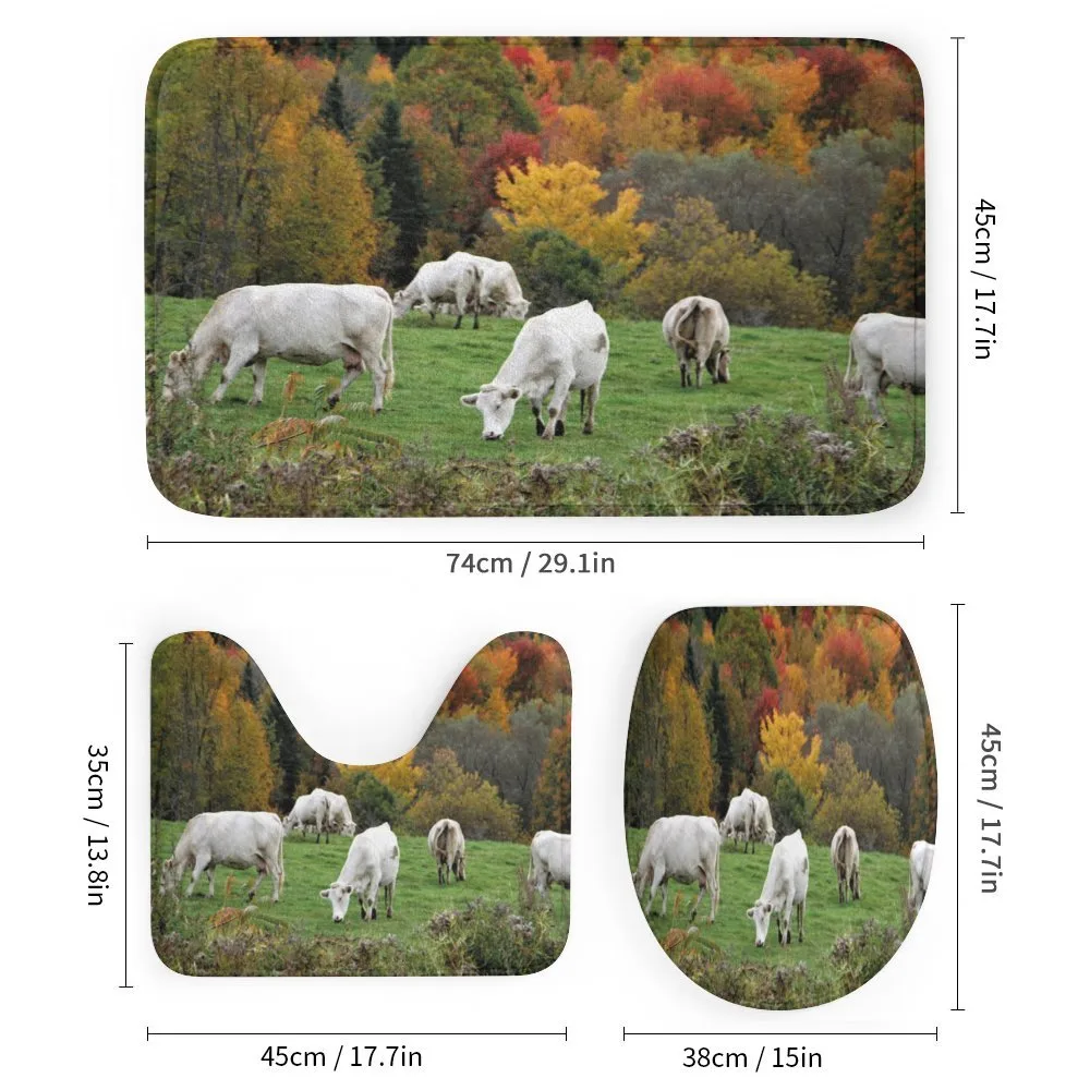 Cows on Autumn Hill — Detail 1