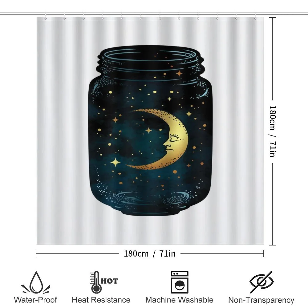 Crescent and Stars in Wish Jar — Detail 2