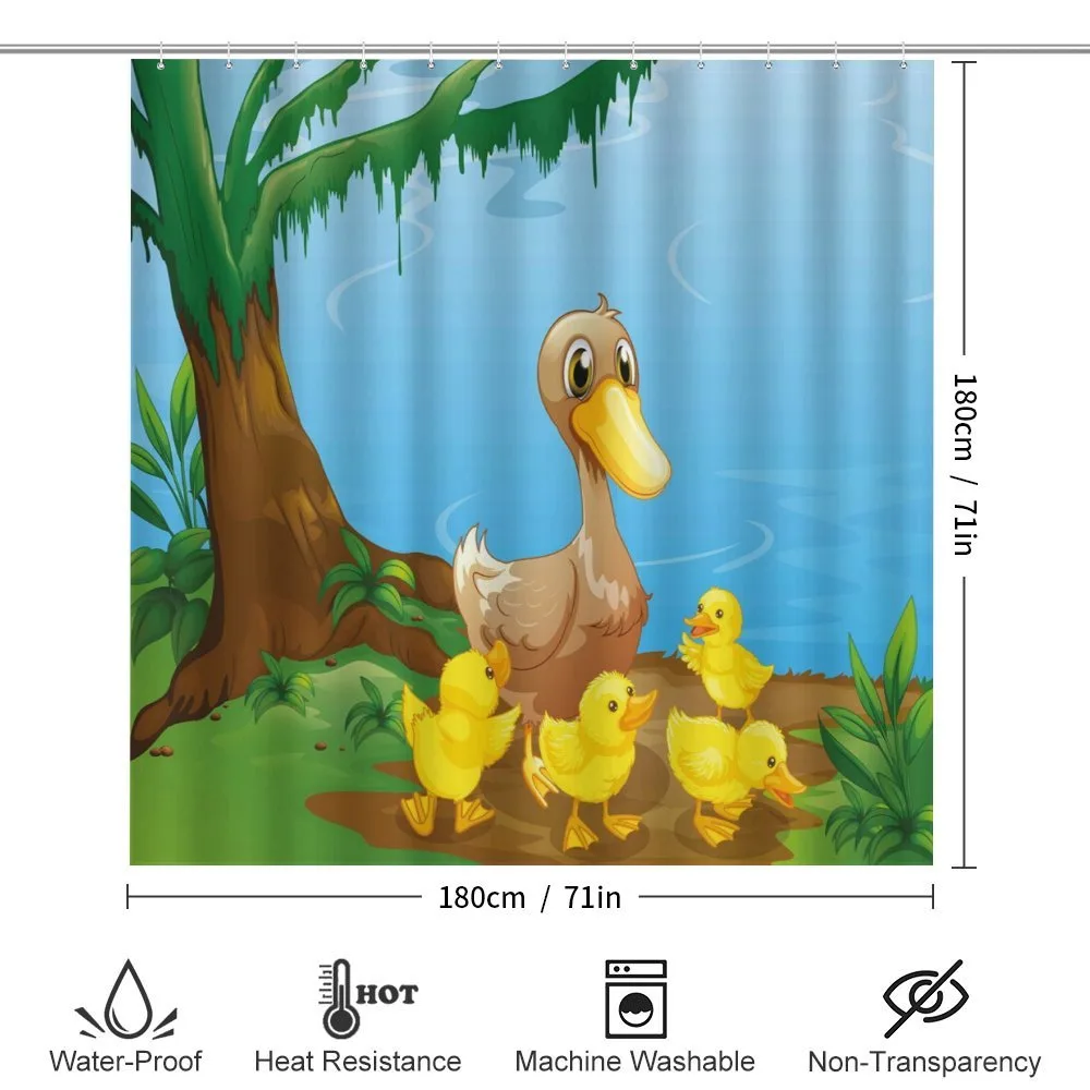 Duck and Ducklings — Detail 2