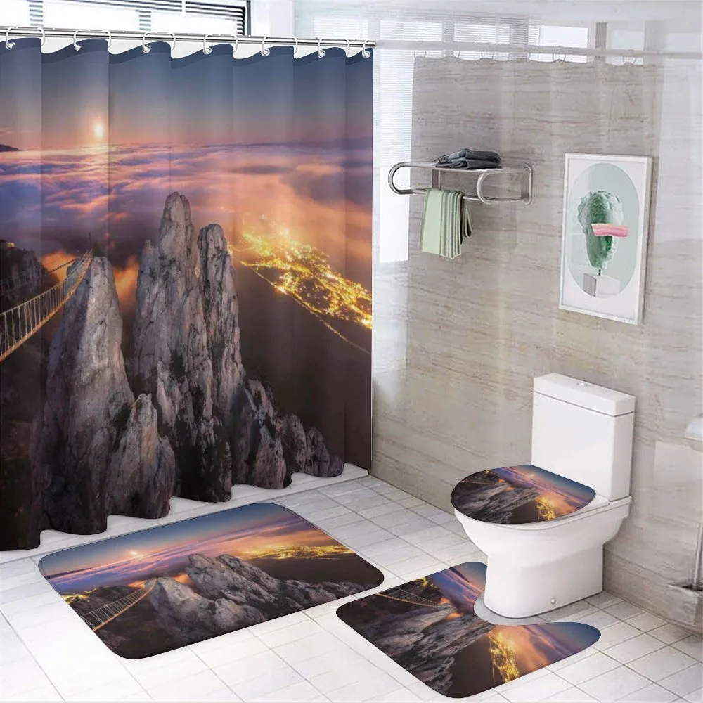 Full Moon Sunset Alps — Your design