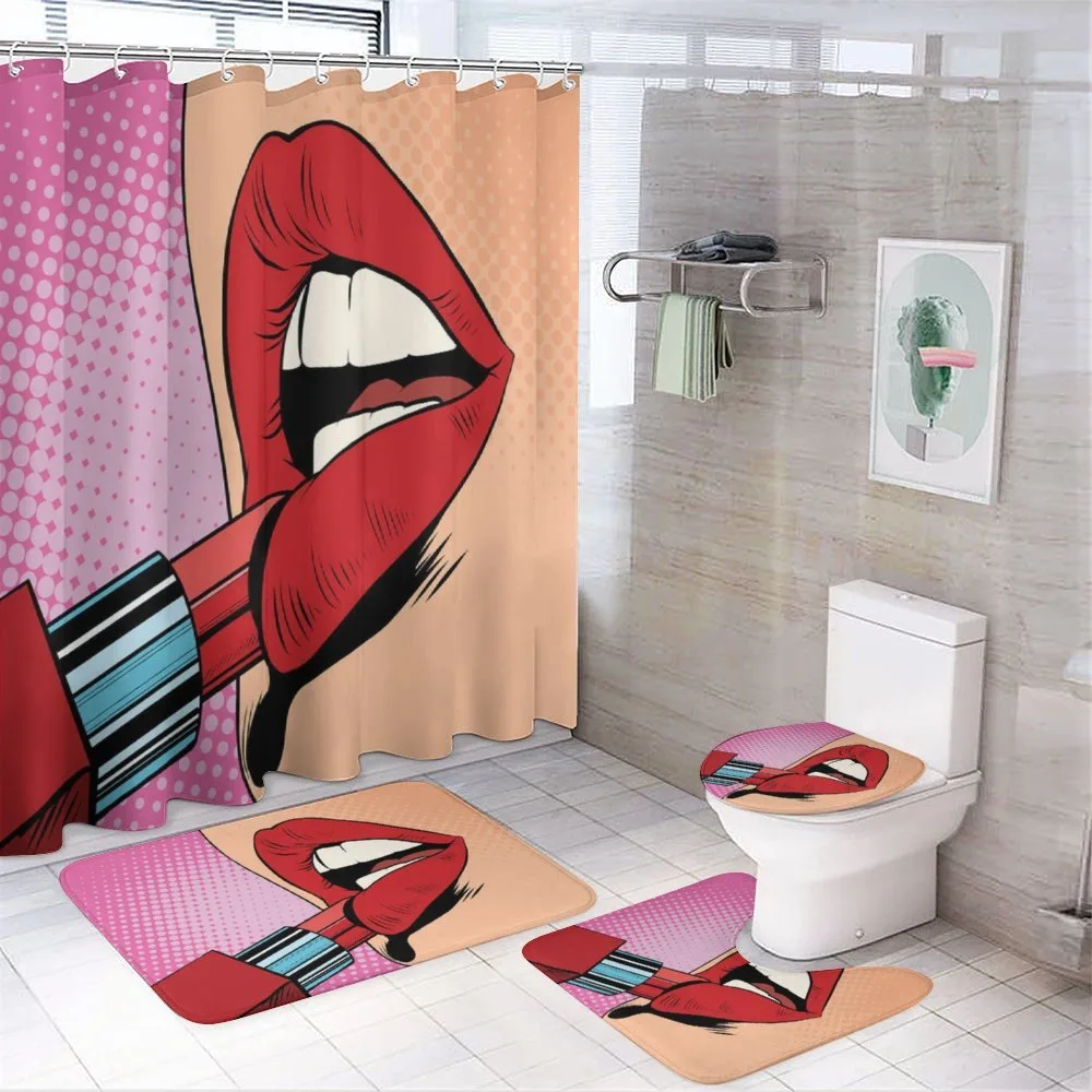 Halftone Comic Pop Art Girl — Your design