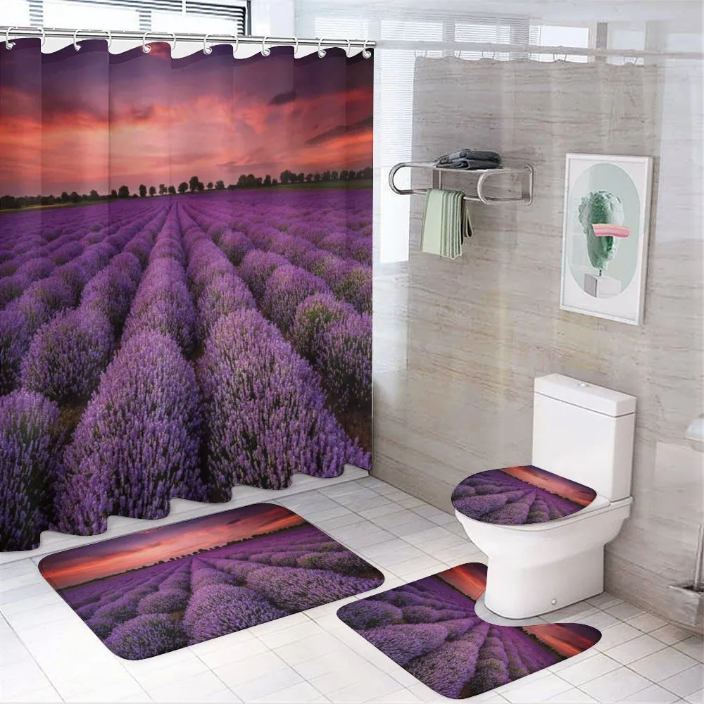 Lavender Field Sunset — Your design