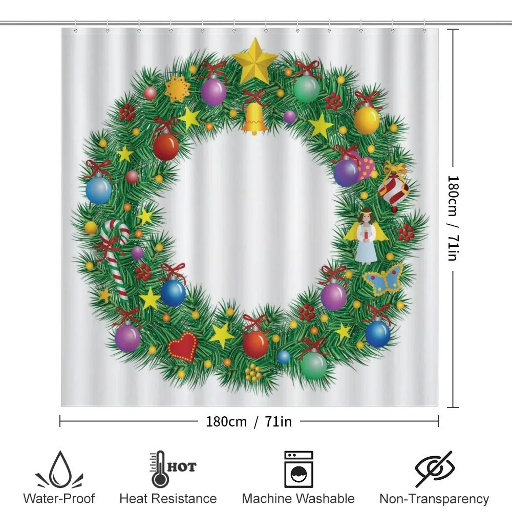 Letter O Xmas Wreath — Detail 2