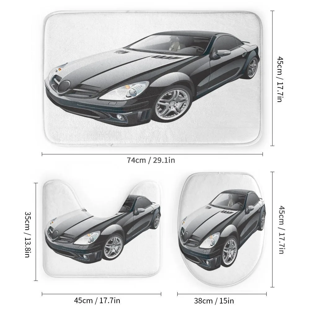 Modern Black Sports Car — Detail 1