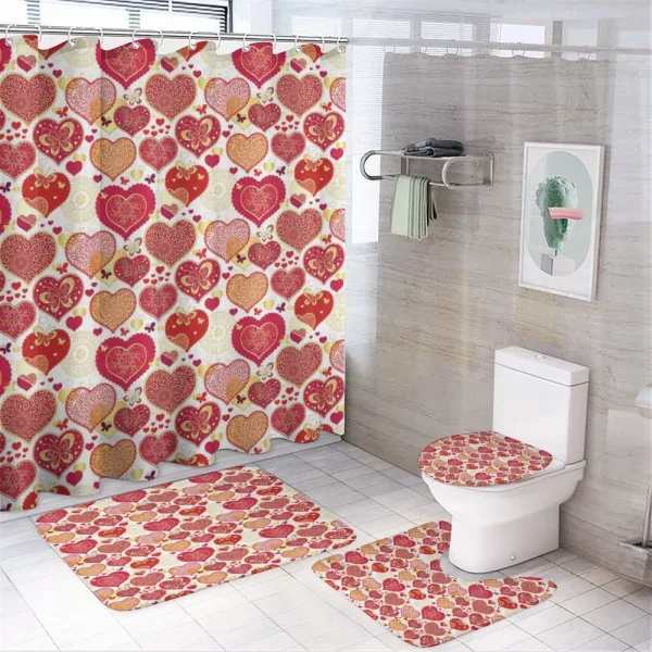 Ornate Butterflies on a shower curtain