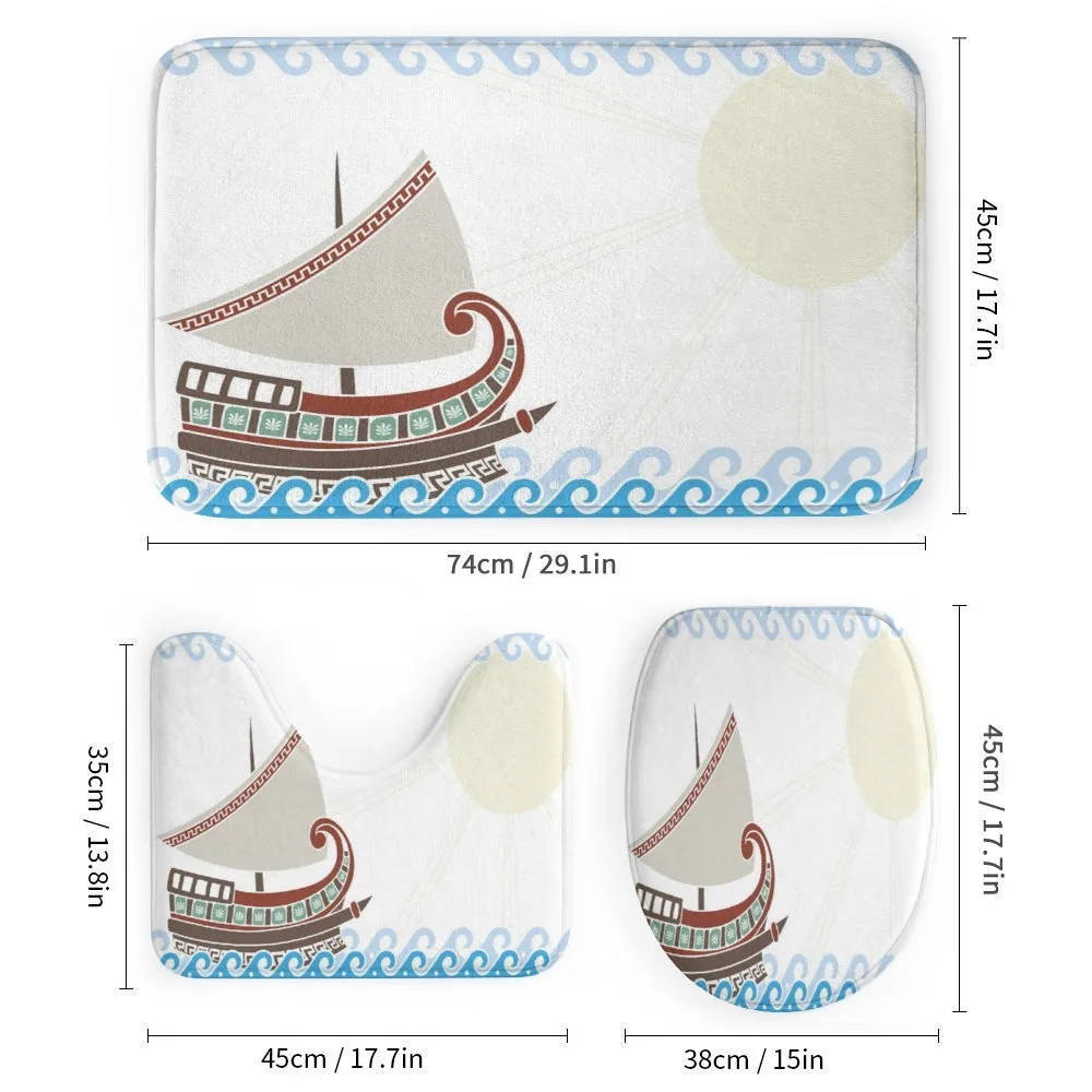Ornate Greek Ship — Detail 1