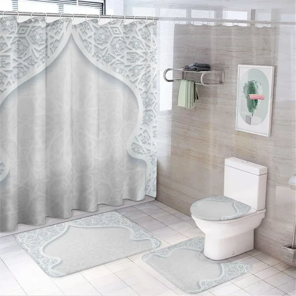 Persian on a shower curtain