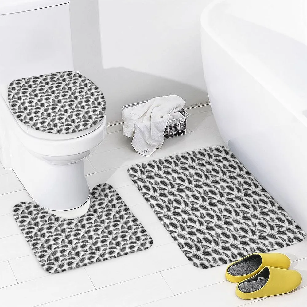 Retro Monochrome Foliage Art — Detail 3