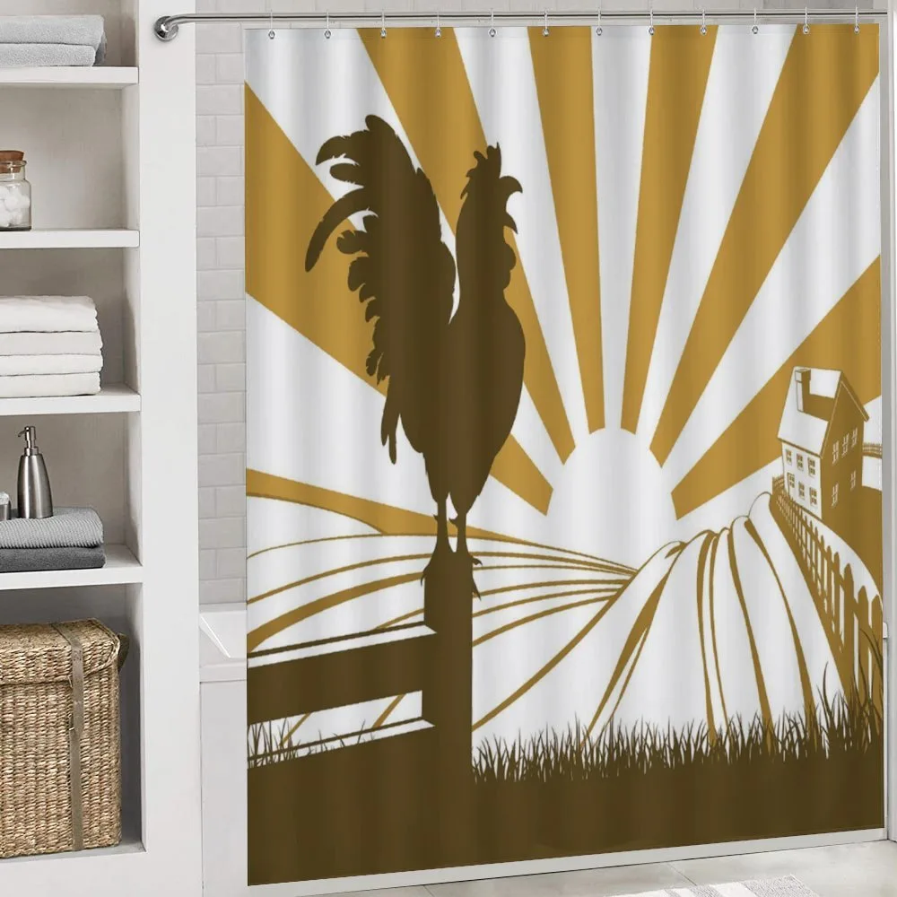 Rooster Retro Country Sunrise — Detail 4