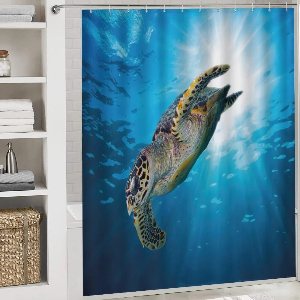 Sea Turtle Diving — Detail 4