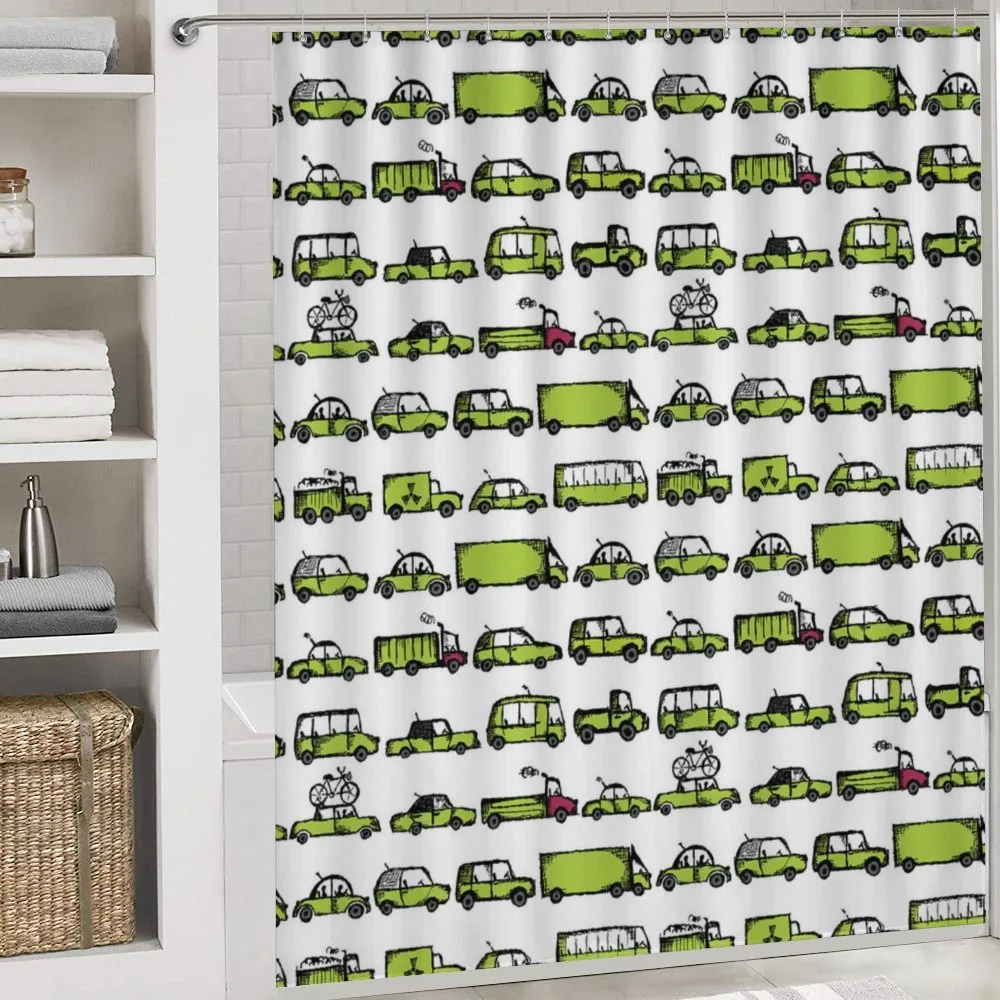Sedans Bus Traveling Theme — Detail 4