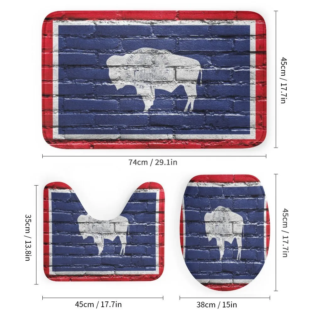 State Flag Paint on Bricks — Detail 1