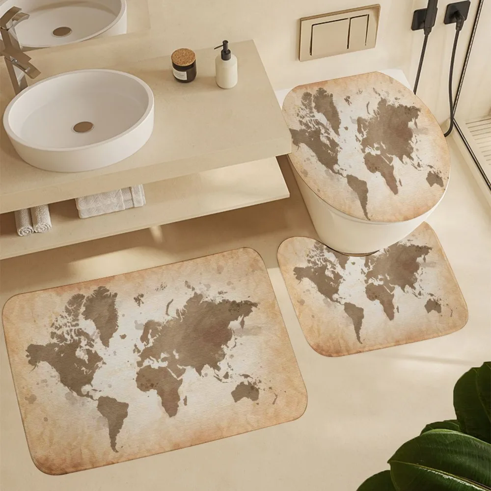 Vintage Earth Continents — Detail 5
