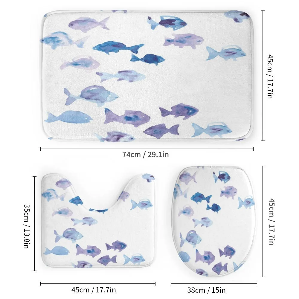 Watercolor Fishes — Detail 1