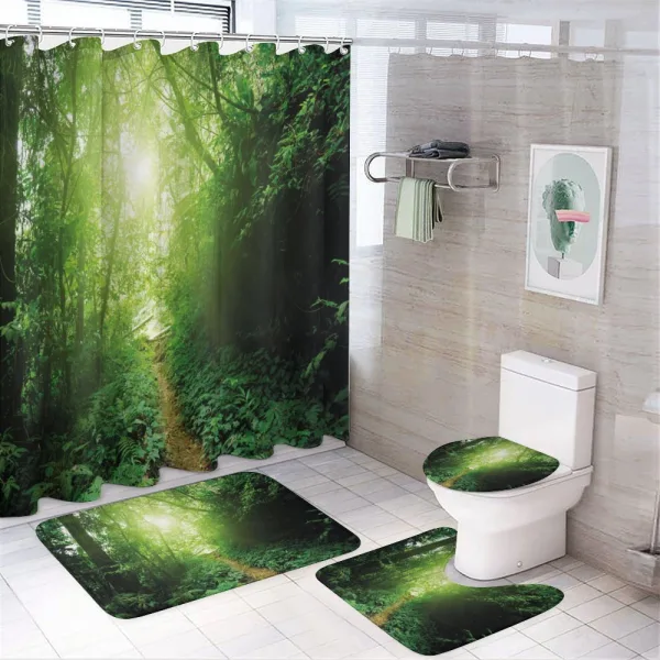 Way in Jungle of Malaysia on a shower curtain