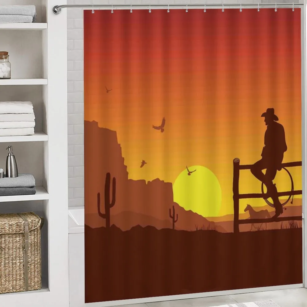 Wild West Sunset Scene — Detail 4