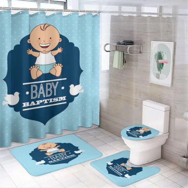 Baby Boy on a shower curtain