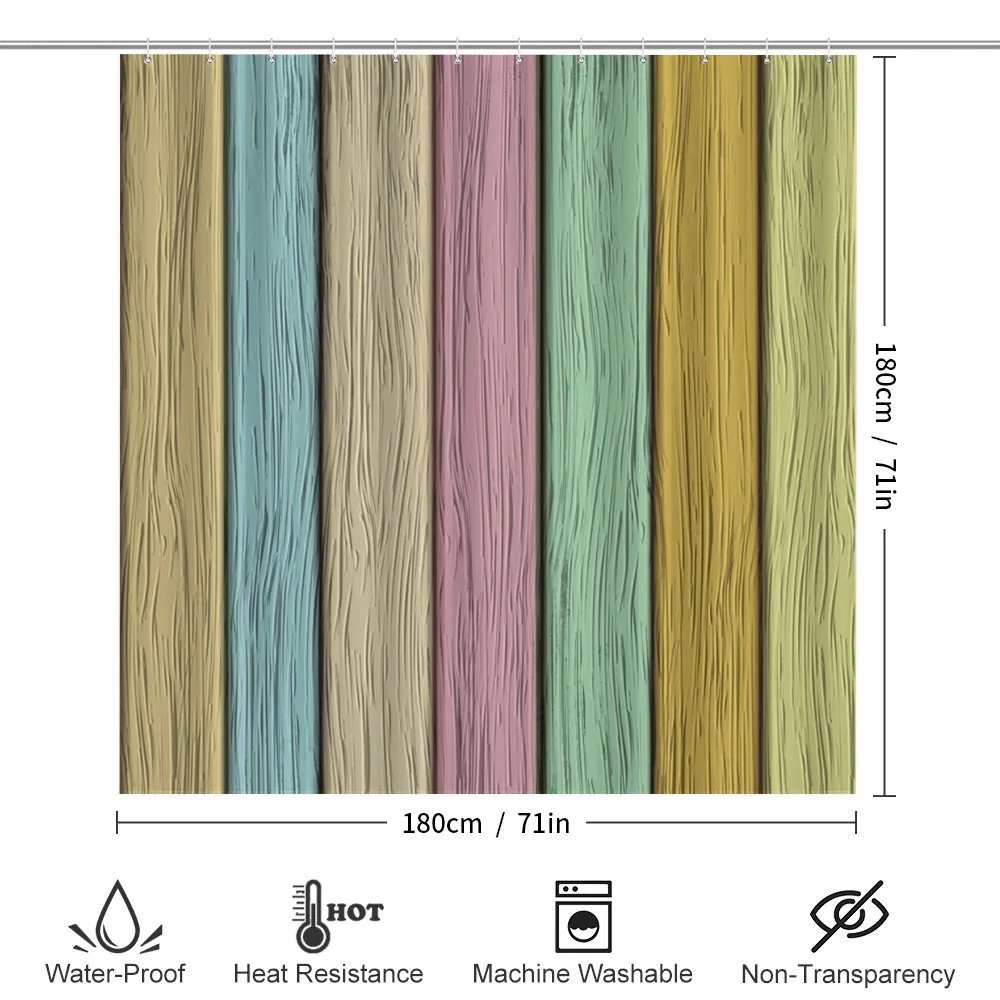 Colorful Wooden Planks — Detail 2
