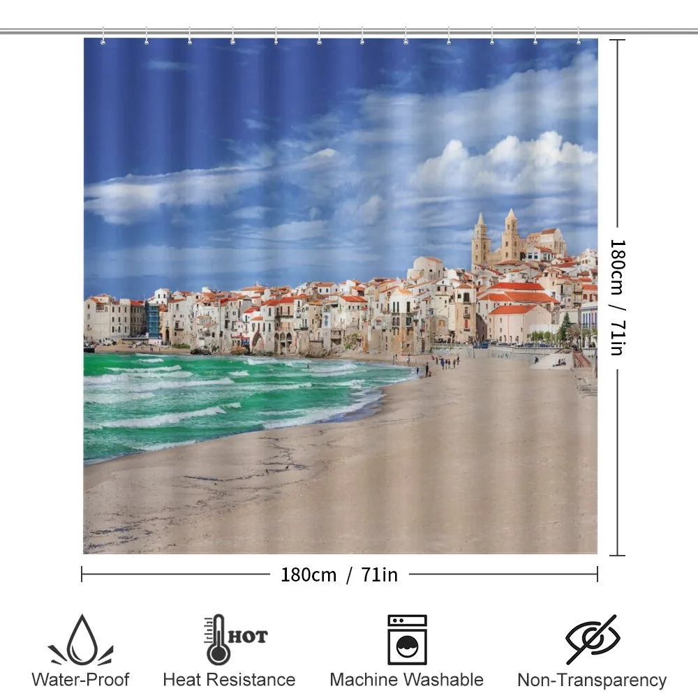 Dreamy Cefalu Beach Photo — Detail 2