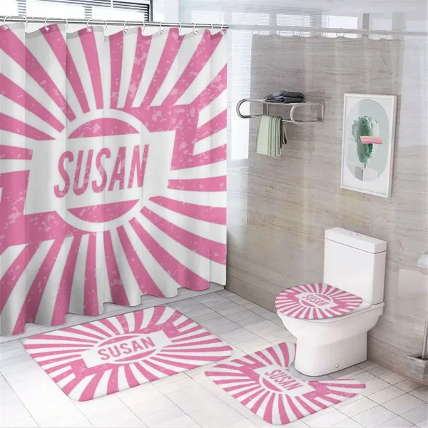 Female Name Grunge on a shower curtain