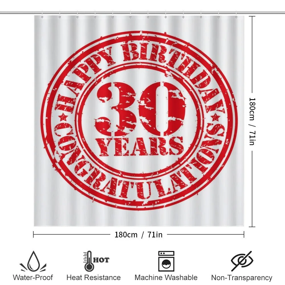 Grunge Birthday Stamp — Detail 2