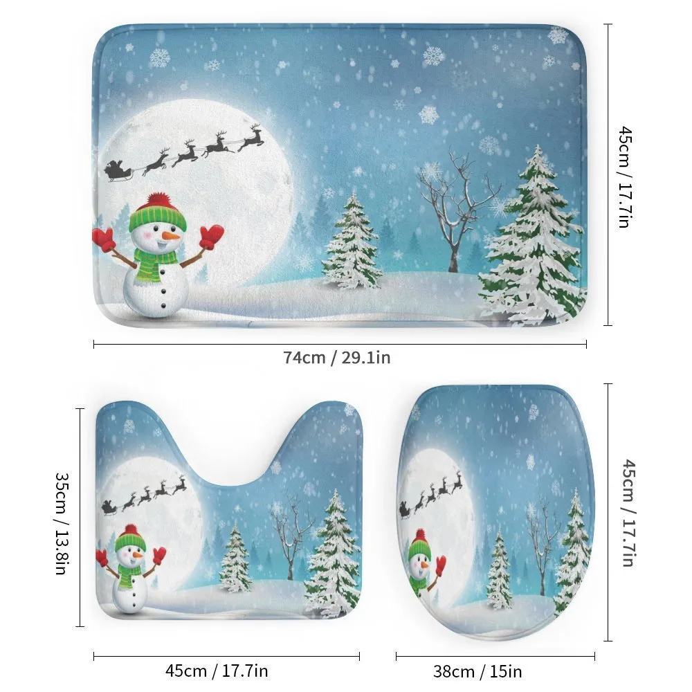 Jolly Snowman Santa — Detail 1