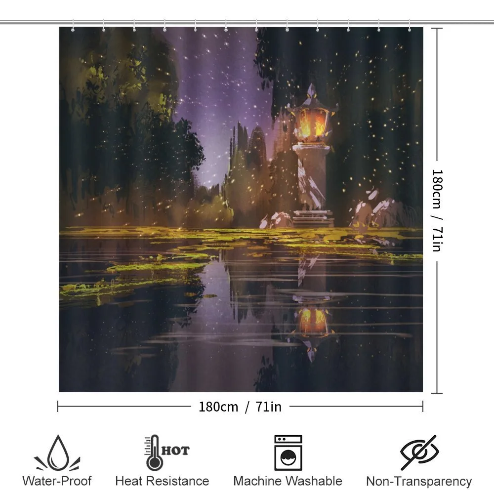 Lantern Forest Night — Detail 2