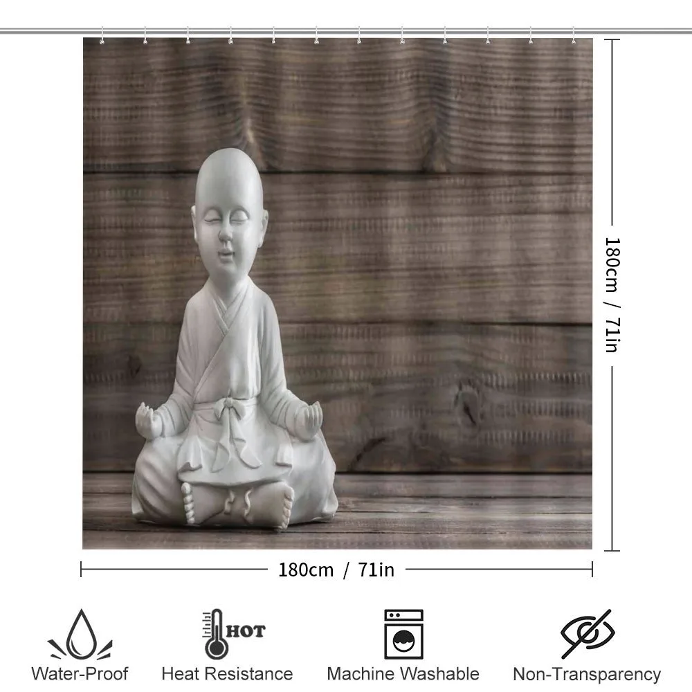 Meditating Asian Baby — Detail 2