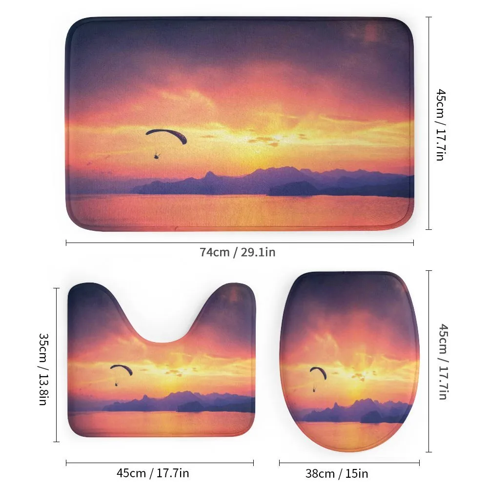 Paragliding at Sunset — Detail 1