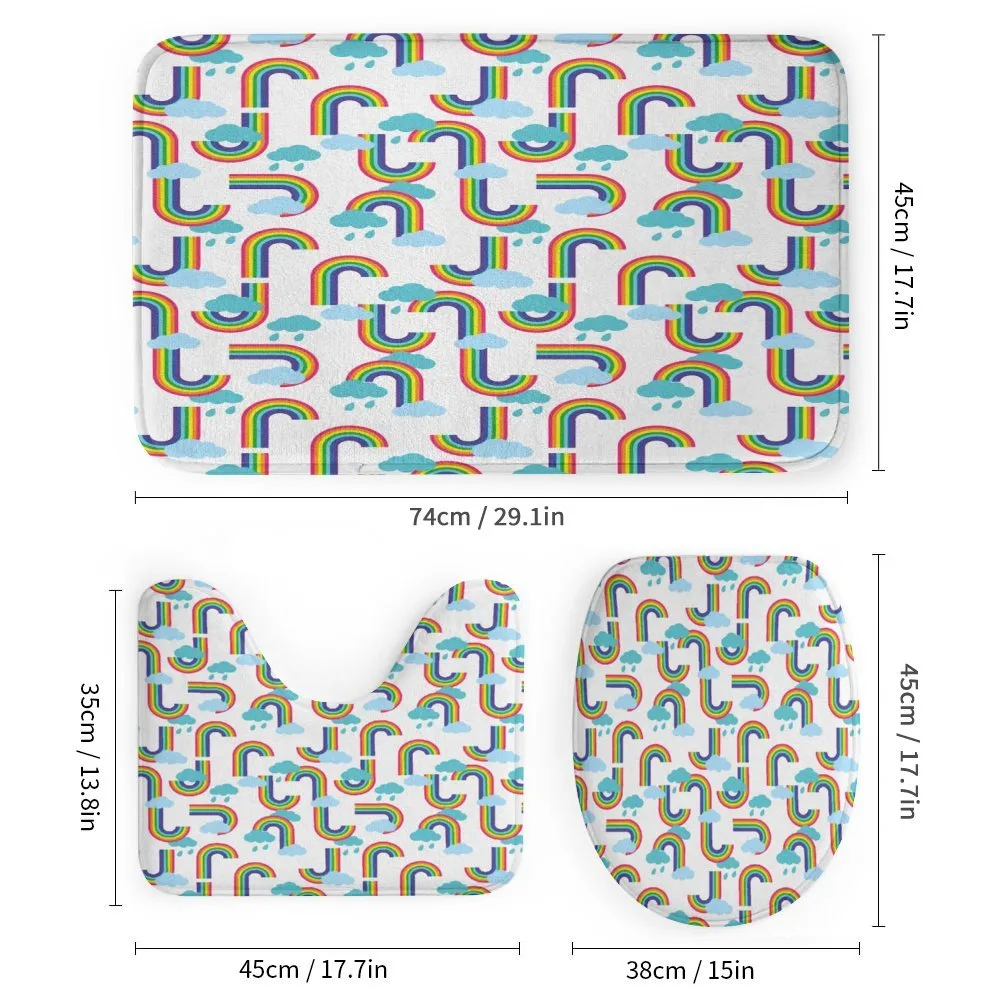 Rainbow and Clouds Pattern — Detail 1