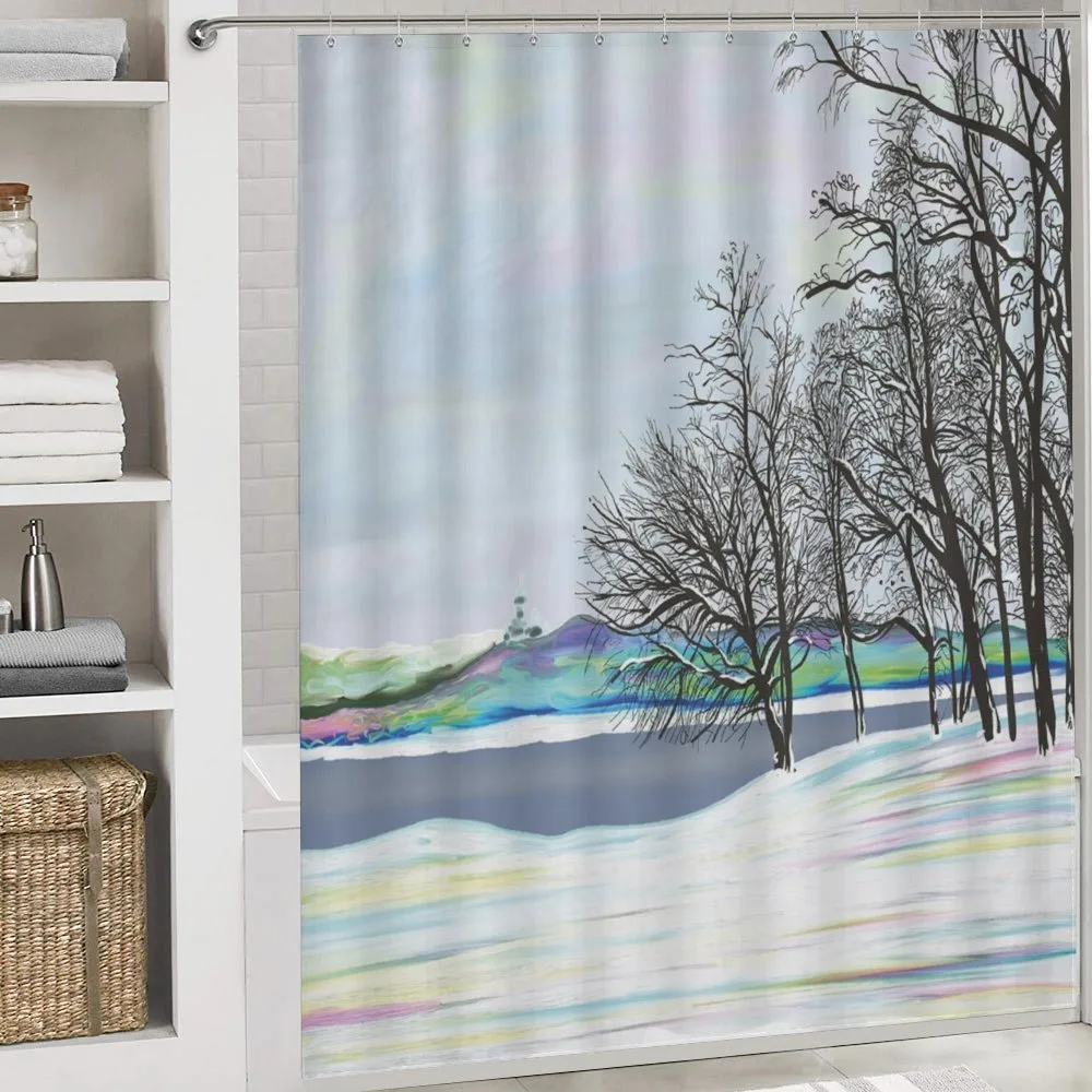 Rural Winter Forest Art — Detail 4