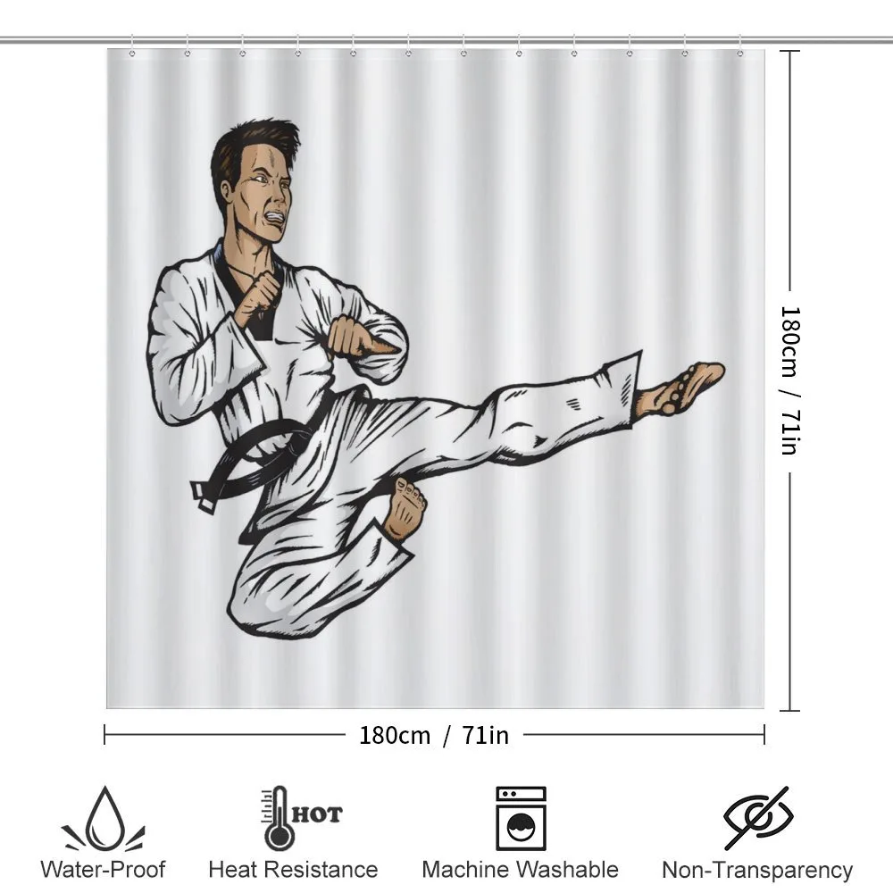 Senpai with Black Belt Kick — Detail 2
