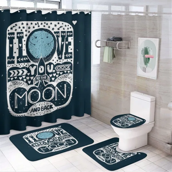 Space Galaxy Stars on a shower curtain