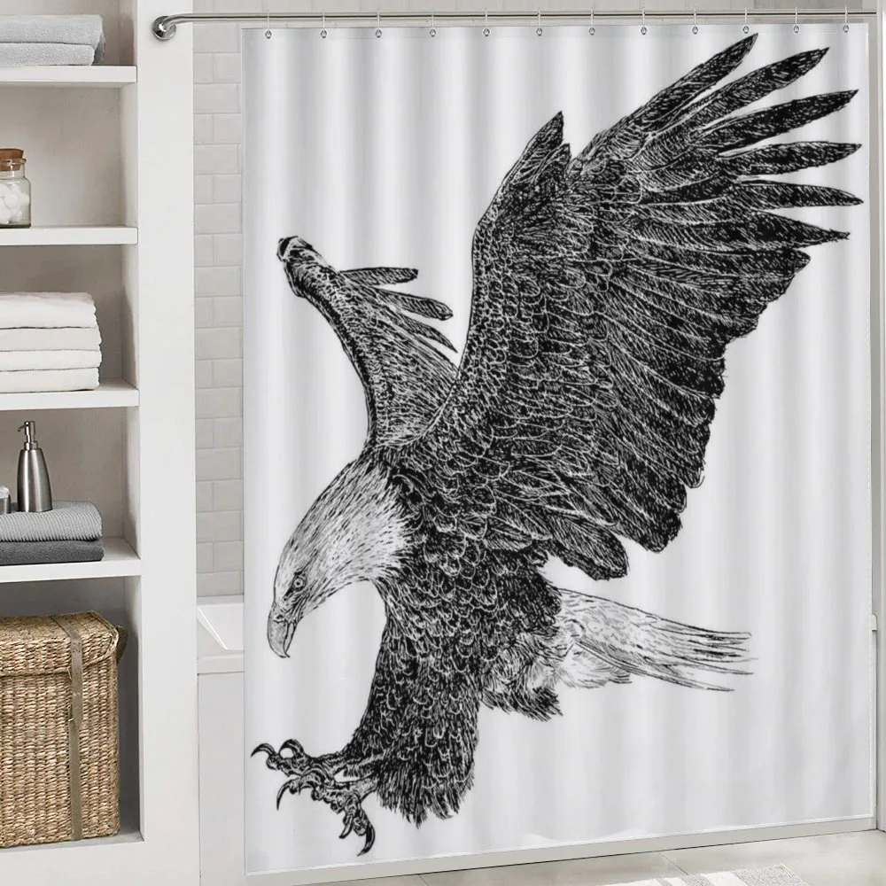 Bald Eagle Swoop Sketchy — Detail 4
