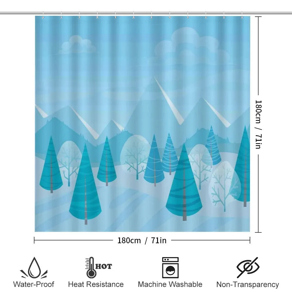 Christmas Pines Alps — Detail 2