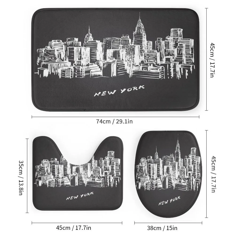 Hand Drawn City Buildings Deco — Detail 1