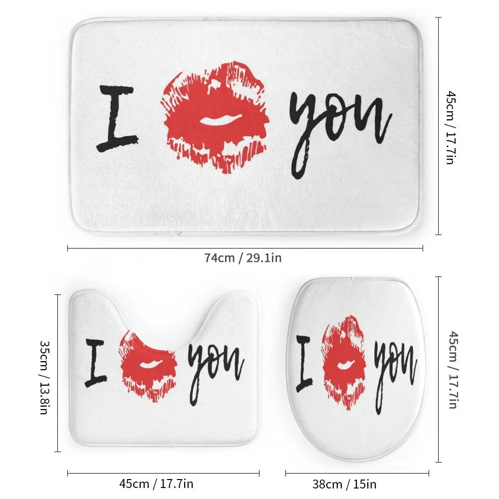 I Kiss You with Lipstick Print — Detail 1