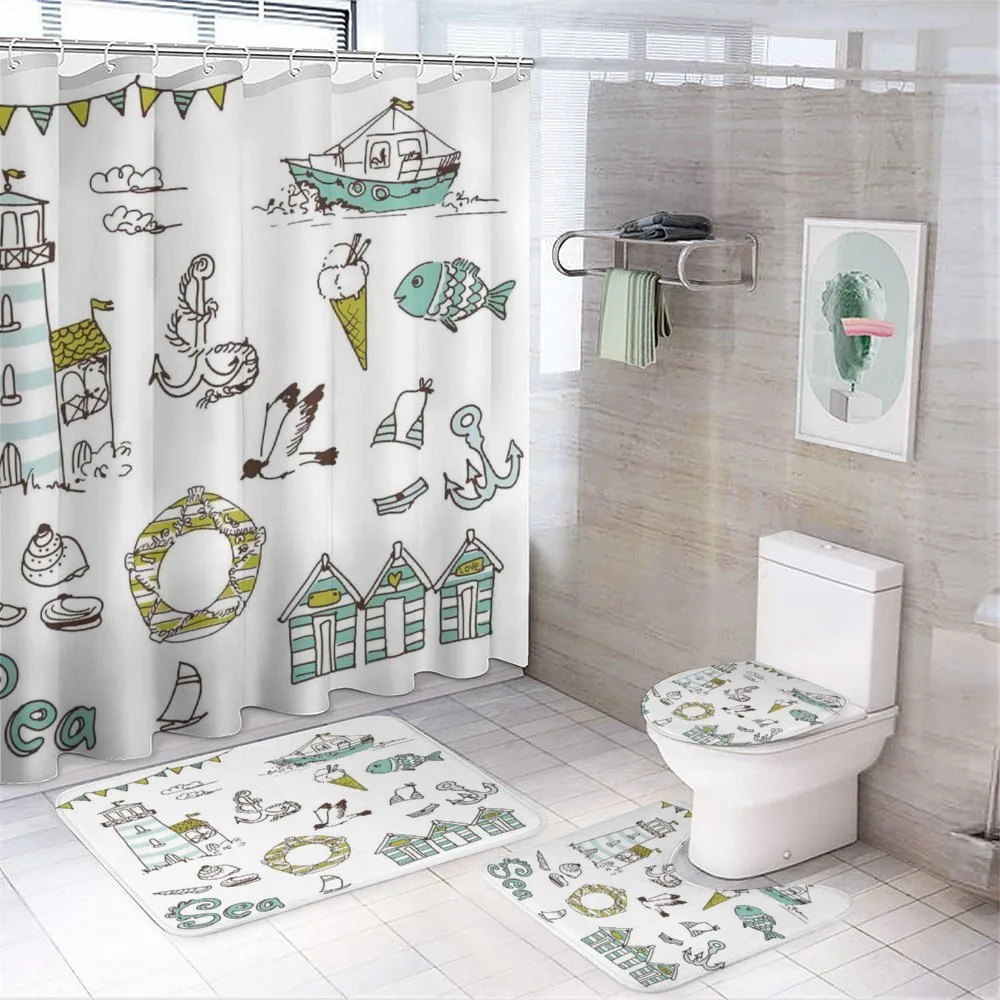 Lighthouse Anchor Seagull — Your design