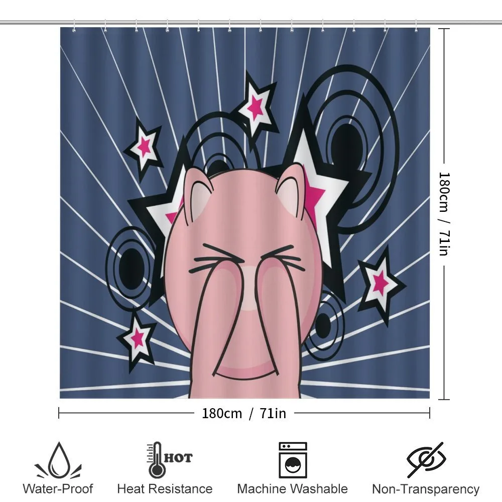 Piggie on Stars and Rays — Detail 2