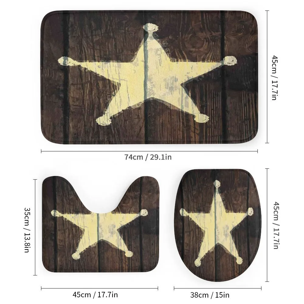 Rustic Wooden Lone Star — Detail 1