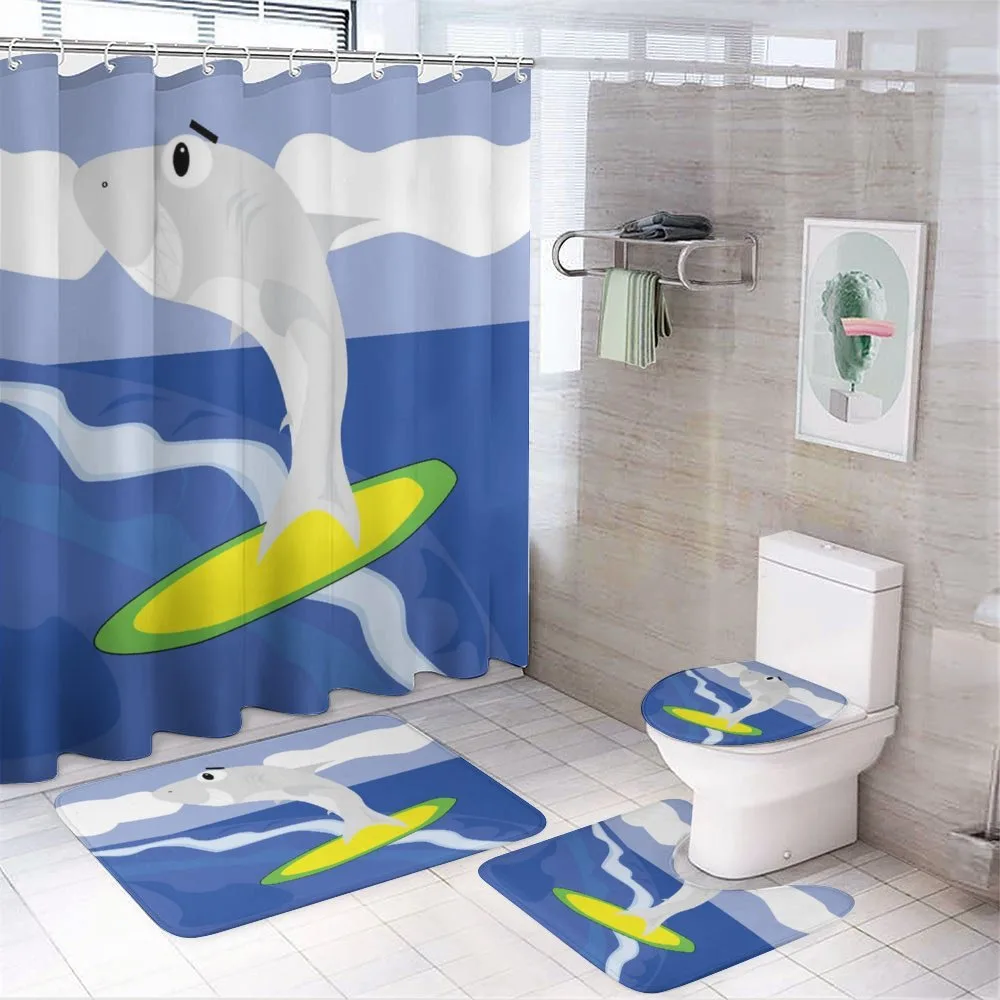 Shark Fish on a Surfboard — Your design